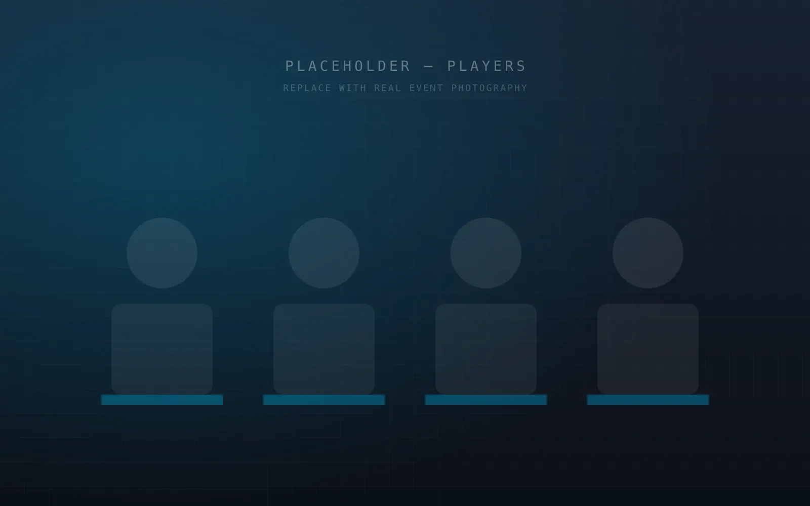Players competing at a LAN event